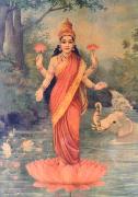 Raja Ravi Varma Lakshmi china oil painting artist
